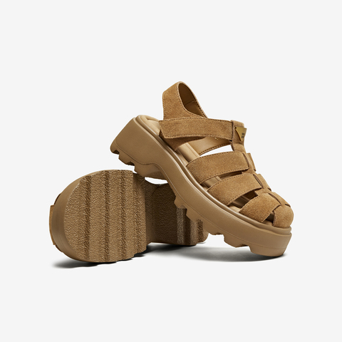 TATA/他她2025夏商场同款时尚休闲女罗马凉鞋新款CN201BH5