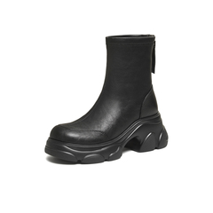 TATA/他她2025冬商场同款百搭时装靴女休闲短靴新款CEG07DZ5