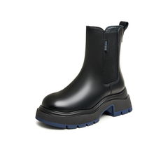 Tata/他她2025冬纯色百搭切尔西靴女新款WJZ01DZ5