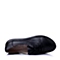 Teenmix/天美意春季专柜同款黑色牛皮革女单鞋6DQ55AM5