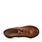 Teenmix/天美意秋季专柜同款棕色擦色牛皮女单鞋6YF22CM5