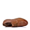 Teenmix/天美意秋季专柜同款棕-擦色牛皮革女单鞋6ZN20CM5