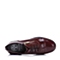 Teenmix/天美意秋季专柜同款酒红色牛皮粗跟女单鞋6SR21CM5