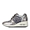 Teenmix/天美意秋季专柜同款银灰色羊皮女单鞋6UA20CM5