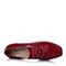 Teenmix/天美意秋季红色牛皮时尚坡跟女单鞋257-5CM5