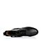 Teenmix/天美意冬季专柜同款黑色牛皮女靴（皮里）6D460DZ5