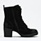 Teenmix/天美意冬季专柜同款黑色二层牛皮女中靴6VF61DZ5