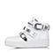 Teenmix/天美意冬季专柜同款白色牛皮革女皮靴6D341DD5