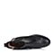 Teenmix/天美意冬季专柜同款黑色牛皮女靴（皮里）6D440DD5