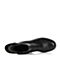Teenmix/天美意冬季专柜同款黑色小牛皮女靴6A66HDZ5