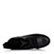 Teenmix/天美意冬季专柜同款黑色绵羊皮革女皮靴6WG41CD5