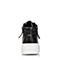 Teenmix/天美意冬季专柜同款黑色牛皮革女皮靴6D340DD5