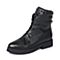 Teenmix/天美意冬季专柜同款黑色牛皮女靴（皮里）AL61HDD5