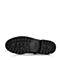 Teenmix/天美意冬季专柜同款黑色牛皮女靴（绒里）AL63HDD5