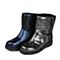 Teenmix/天美意冬季专柜同款银黑色羊绒皮女靴（毛里）6BY72DZ5
