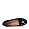 Teenmix/天美意春季专柜同款黑色羊绒皮浅口女单鞋6UK02AQ5