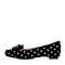 Teenmix/天美意秋季专柜同款黑色羊绒皮革女皮鞋6UK17CQ6