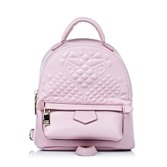 Teenmix/天美意秋季粉色细纹人造革女包11726CX6