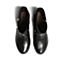 Teenmix/天美意冬季专柜同款黑色绵羊皮女中靴6Q160DZ6