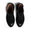 Teenmix/天美意冬季专柜同款黑色牛皮女靴6Q941DD6