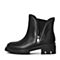 Teenmix/天美意冬季专柜同款黑色牛皮女靴6R541DD6