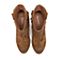 Teenmix/天美意冬季棕色剖层牛皮女短靴653-3DD6