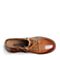 Teenmix/天美意冬专柜同款棕色牛皮优雅简约粗跟马丁靴女短靴6E845DD6