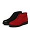Teenmix/天美意冬季专柜同款红色磨砂牛皮简约日韩风女休闲靴AN871DD6