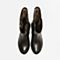 Teenmix/天美意冬季专柜同款啡色牛皮女休闲靴（绒里）6Q680DG6
