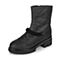 Teenmix/天美意冬专柜同款黑色亮片布女靴（毛里）6R565DZ6