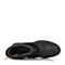 Teenmix/天美意冬专柜同款黑色亮片布女靴（绒里）6R565DZ6