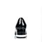 Teenmix/天美意春季专柜同款黑色漆皮牛皮女单鞋6H903AQ6