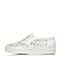 Teenmix/天美意春季专柜同款白色蕾丝网布/羊皮女鞋AM61TAQ6