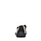 Teenmix/天美意春专柜同款黑色牛皮/PU女单鞋6DQ02AQ7