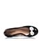 Teenmix/天美意春季专柜同款黑/白色漆皮女单鞋6H901AQ7