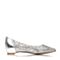 Teenmix/天美意春季专柜同款银色女单鞋6U303AQ7