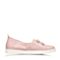 Teenmix/天美意春专柜同款粉色牛皮平跟女休闲鞋女鞋6U901AQ7