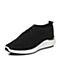 Teenmix/天美意夏专柜同款黑色纺织品运动风系带鞋男单鞋66G03BM7