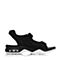 Teenmix/天美意夏专柜同款黑色弹力布时尚水钻女凉鞋6Z302BL7