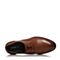 Teenmix/天美意夏专柜同款棕色牛皮布洛克鞋男正装鞋男鞋3CQ02BM7