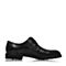 Teenmix/天美意夏季专柜同款黑色牛皮布洛克鞋男正装鞋男鞋3CQ02BM7