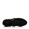 Teenmix/天美意秋专柜同款黑色布面厚底运动风女休闲鞋6T926CM7