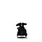Teenmix/天美意秋专柜同款黑色羊绒皮时髦尖头浅口女单鞋CAB06CQ7