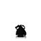 Teenmix/天美意秋专柜同款黑色织物/牛皮时尚钻饰浅口女单鞋AP181CQ7