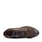 Teenmix/天美意冬专柜同款墨绿色二层牛皮粗跟马丁靴女短靴6D547DD7