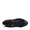 Teenmix/天美意冬专柜同款黑色二层牛皮粗跟马丁靴女短靴6D547DD7