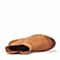 Teenmix/天美意冬专柜同款棕色二层牛皮优雅粗跟女短靴CBI42DD7