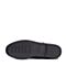 Teenmix/天美意冬专柜同款黑色牛皮皮带扣方跟马丁靴女靴CBQ60DZ7