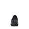 Teenmix/天美意冬专柜同款黑色软面牛皮/纺织物平跟男休闲鞋BKA06DM7