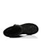 Teenmix/天美意冬黑色纺织品精美刺绣雪地靴女靴(仿毛里)58202DZ7